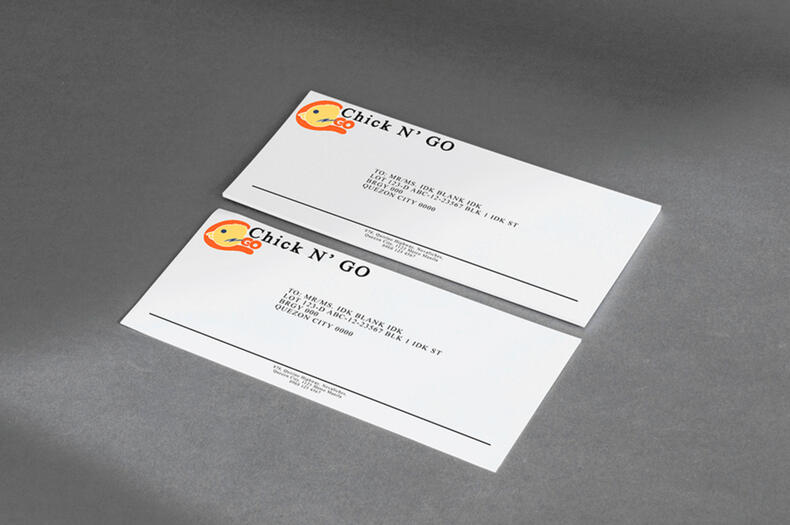 Chick N Go Formal Envelope